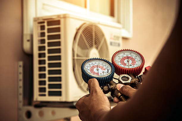 Professional Hvac Installation technician working in Spring Hope, NC